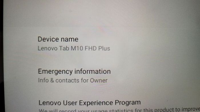 lenovo Tab M10 FHD Plus  tablet + charging station
