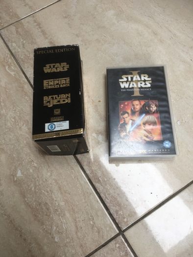 Star Wars Trilogy Special Edition Box Set and Phantom Menace