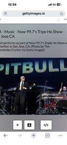 2 pitbull standing tickets