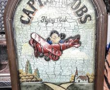 Large 3D handcarved wooden sign