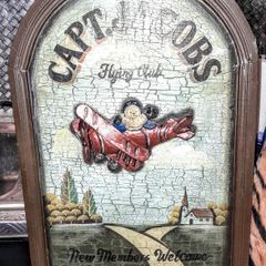 Large 3D handcarved wooden sign