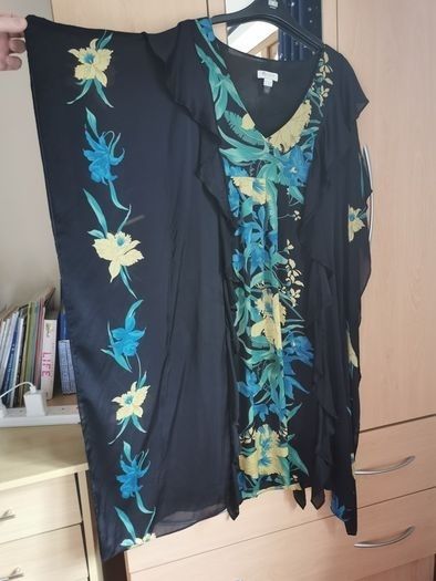 NEW - Monsoon 100% silk floral dress UK 12