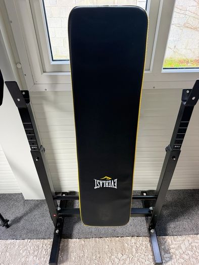 Everlast Weight Bench, Barbell & 50KG Weight Set