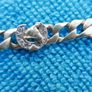 Vintage 9c 375 Yellow Gold Solid Diamond Cut Horse Shoe with Horses Head Link Bracelet 6" 9,2 grams Image 10