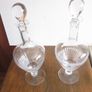 Pair of Vintage Tipperary Crystal Decanters 15" Image 5
