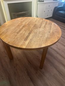 solid wood dining table 120cm