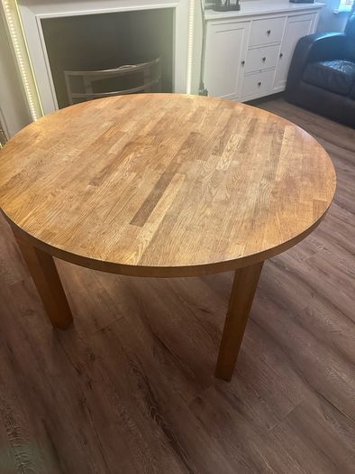 solid wood dining table 120cm
