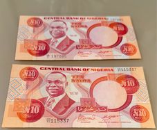 Nigerian Currency - Naira 10, 20 and 50