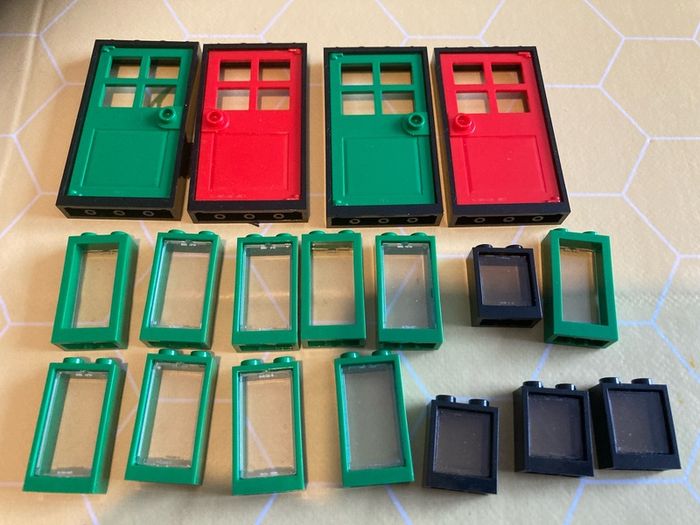 lego doors and windows from 7597
