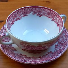 'Woodland' Soup Bowl and Saucer