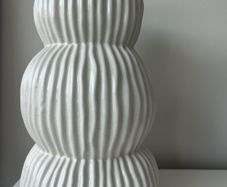 White Ceramic Decorative Vase