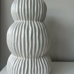 White Ceramic Decorative Vase