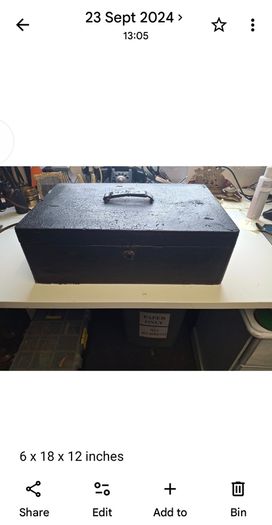 Genuine Crown Stamped dispatch box