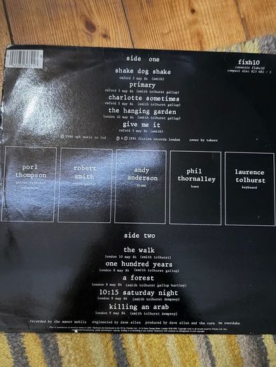 The Cure vinyl lp Irish pressing