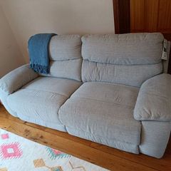 3 Seat Grey Power Recliner Couch / Sofa 2023