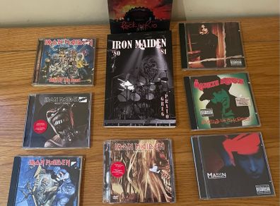 Iron Maiden collection Plus Marilyn Manson Cds
