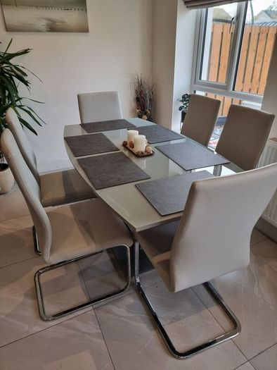 Dining Table and Six Chairs