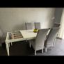 IKEA Rosenthorp Extendable white table Image 7