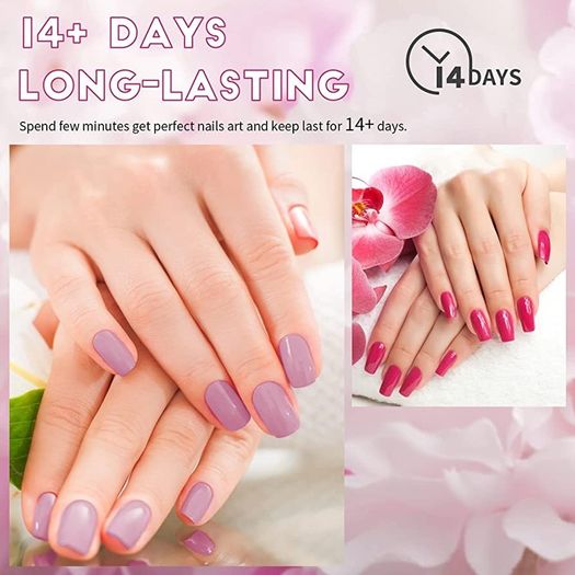 Gel Nail Polish Starter Kit, Phoenixy 12 Colours Soak off Gel Nail Polish Set with Nail Lamp 8ml Gel Nail Kit Shellac Nail Kit Gift Set for Women (FREE POSTAGE)