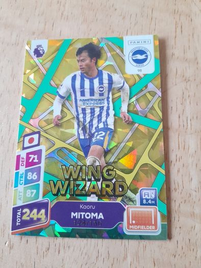 Rare Numbered Parallel Card - Mitoma of Brighton