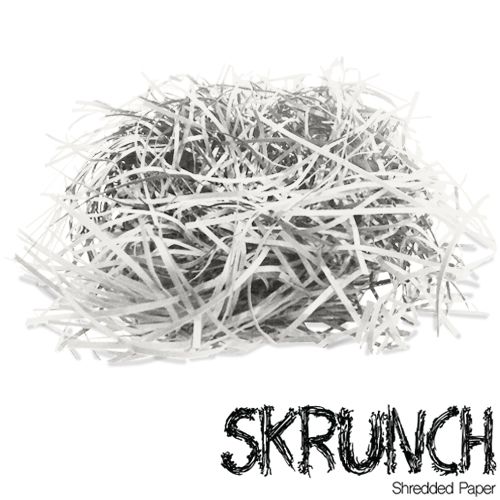 SKRUNCH - White Shredded Paper - Straight cut