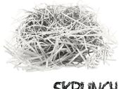SKRUNCH - White Shredded Paper - Straight cut