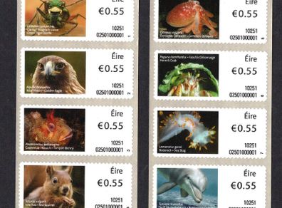 2010 Ireland Irish Life and Marine Life (Phase 1) SOAR (Stamp on a roll) Unmounted Mint