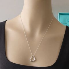 Tiffany and Co Open heart necklace with Diamante