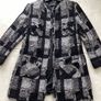 ladies Zara Black and White Coat. Size Small/ 8 Image 2