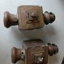 Pair antique Bleriot Car Lamps Image 2