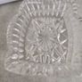 2 clear Depression Glass Small Trinket Dish Diamond cut Dishes Image 5