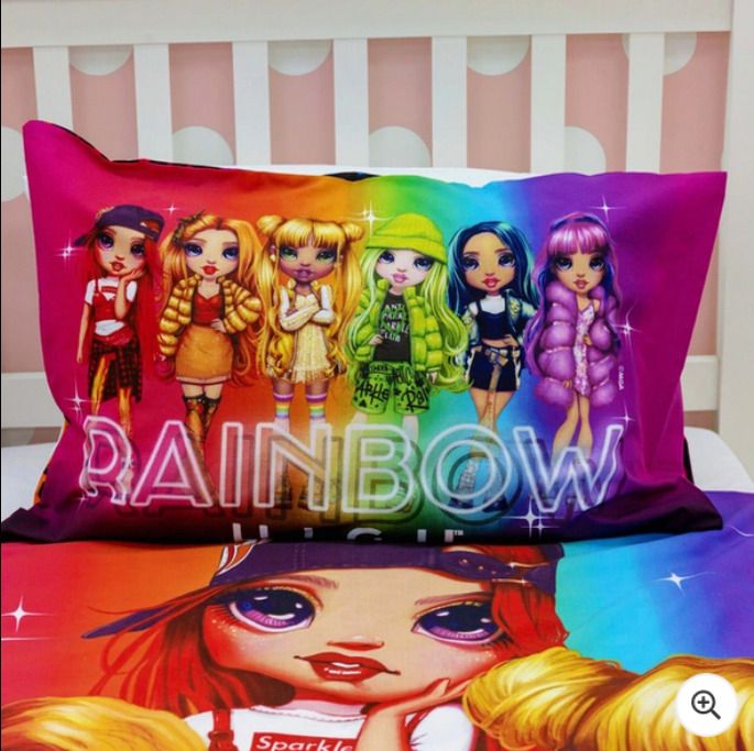 Rainbow High Single Reversible Duvet Set