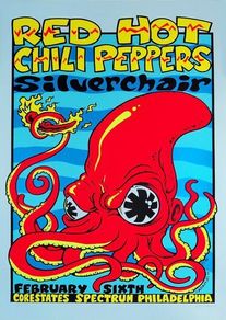 Red Hot Chili Peppers - Philadelphia - Rare Mini Print/Poster