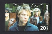 2000 Ireland 20 unit Jon Bon Jovi's 25th of August concert in the RDS, Dublin in 2000. (Gemplus GEM1) Call Card Used