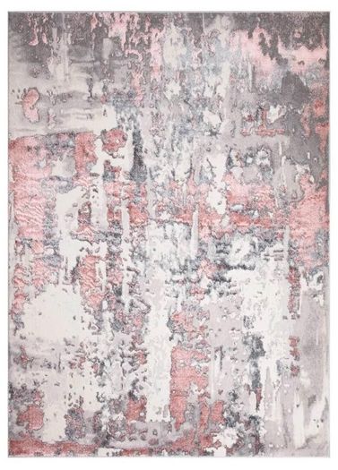 New Luxury, Modern High Quality Abstract Pink  Rug 160/220cm