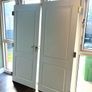 Interior White Wooden Double Doors Image 2