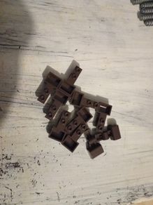 Lego catapult dark brown 10 pieces