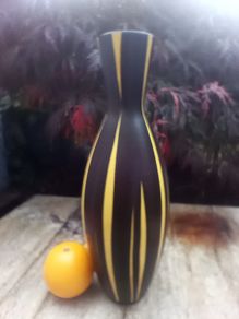 West German pottery, 1950s vase ,ceramics