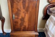 Antique Edwardian Pot Cupboard or Bedside Locker with Cable Holes. Media Cabinet Project