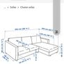 Ikea leather sofa with chassis Image 5