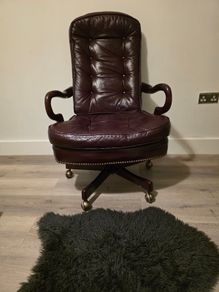 director mahogany chair