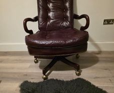 director mahogany chair