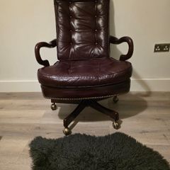 director mahogany chair