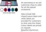 Poker chips (14g with metal core) - 300 chip set