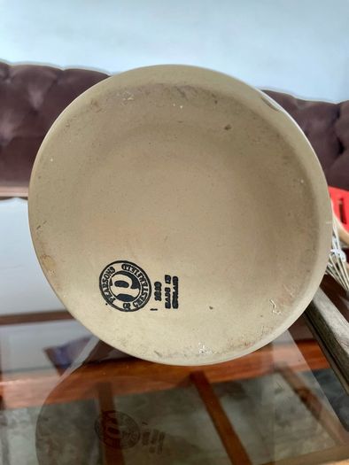 Vintage Stoneware Pearsons of Chesterfield Crock Style Utensil Holder