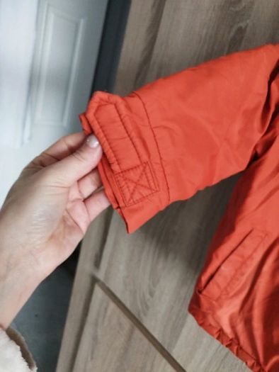 orange Jacket boy 98 cm with a hood