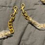 Versace chain Bag Strap / key ring Image 2