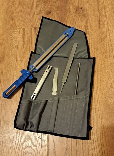 Vallorbe Chainsaw Chain Sharpening Kit 7/32 5.5mm Roll