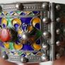 Antique Kabyle Bracelet from Algeria,  Berber 925 Silver Hallmarked Cuff Bracelet ,Corals 78,9g Image 6