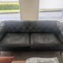 2 seater & 3/4 seater leather couch sofa Image 7